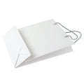 Eco Friendly Recyclable Natural Kraft Bag White Printed Gift Shopping Paper Bag Plain Flower Paper Gift Bags for Small Business