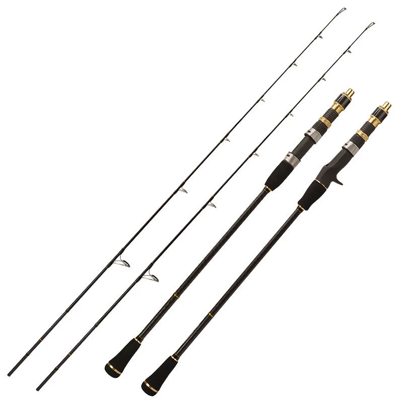 Topline Deep Sea Solid Jigging Rod Custom Carbon Fiber Boat Light Blank Fuji Reel Seat with EVA Handle
