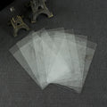 Customized clear Transparent Plastic PVC ID Card Holder Bank Card Cover