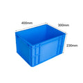 LEADLOONG EU4322 400*300*230MM  Turnover Box Rectangular Logistics Box Stackable Plastic Moving Boxes