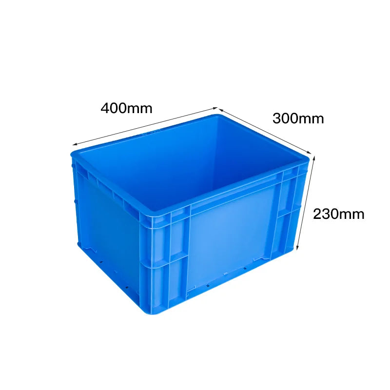 LEADLOONG EU4322 400*300*230MM  Turnover Box Rectangular Logistics Box Stackable Plastic Moving Boxes