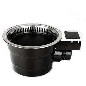 Korean Commercial Embedded BBQ RoasterTable Infrared Electric Smokeless Rotesitee Barbecue Grill With Suction Smoke Exhaust