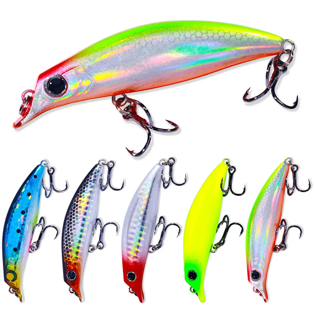 7.9cm 7.4g Minnow Lures Artificial Bait Hard Bait Wobbler Bass Fishing Tackle MegaBDM