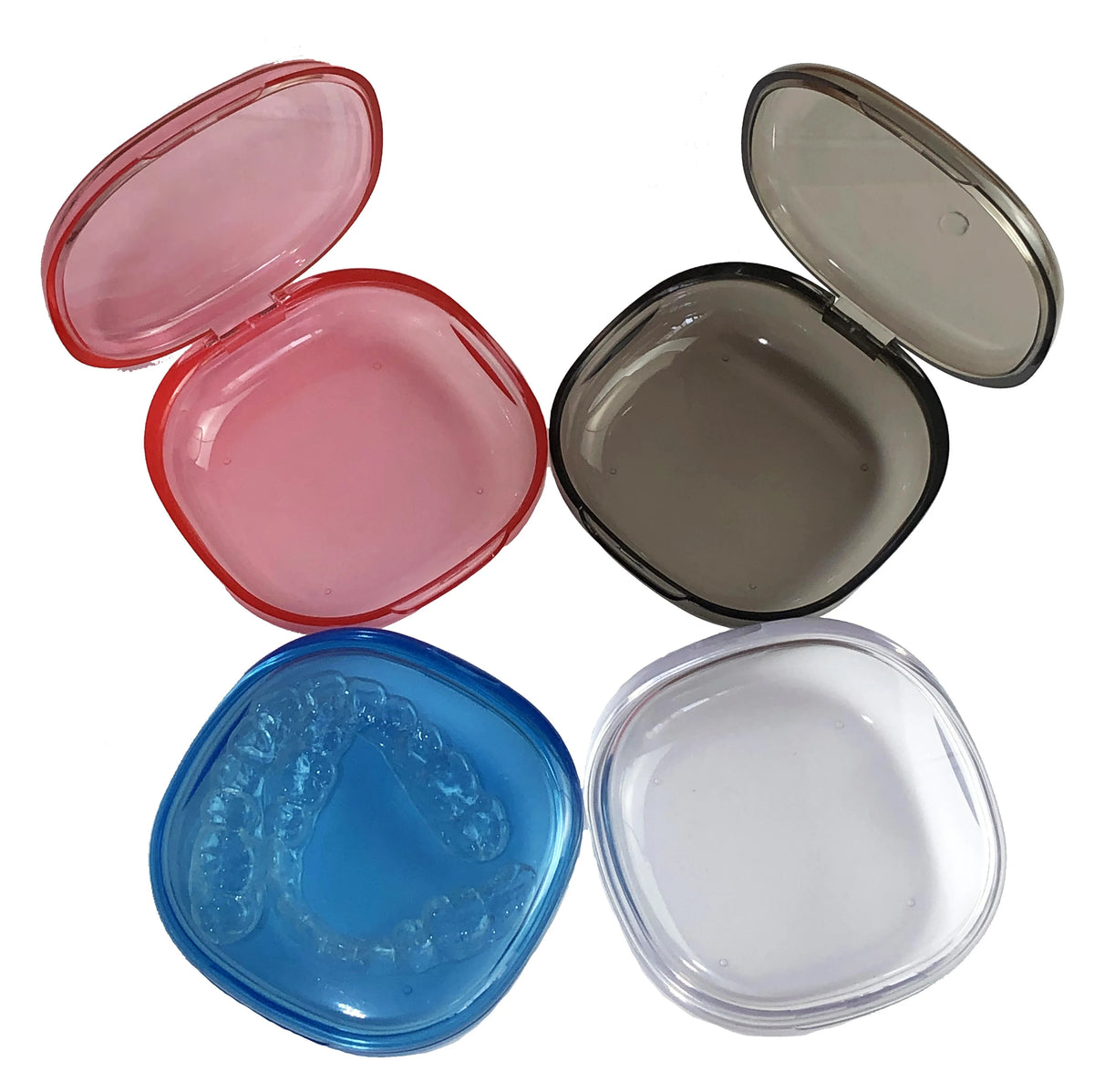 Dental Orthodontic Braces Box Oral Care Custom Logo Aligner Case Japanese Style Transparent Dental Box