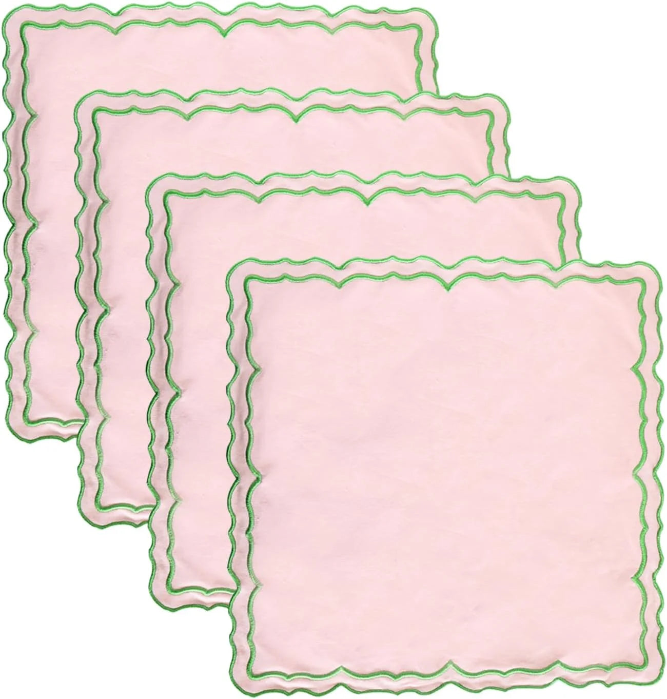Handmade Washed Cotton Linen Plain Eco-Friendly Napkin Square Table Cloth Handkerchief for Home Decor Parties Restaurants