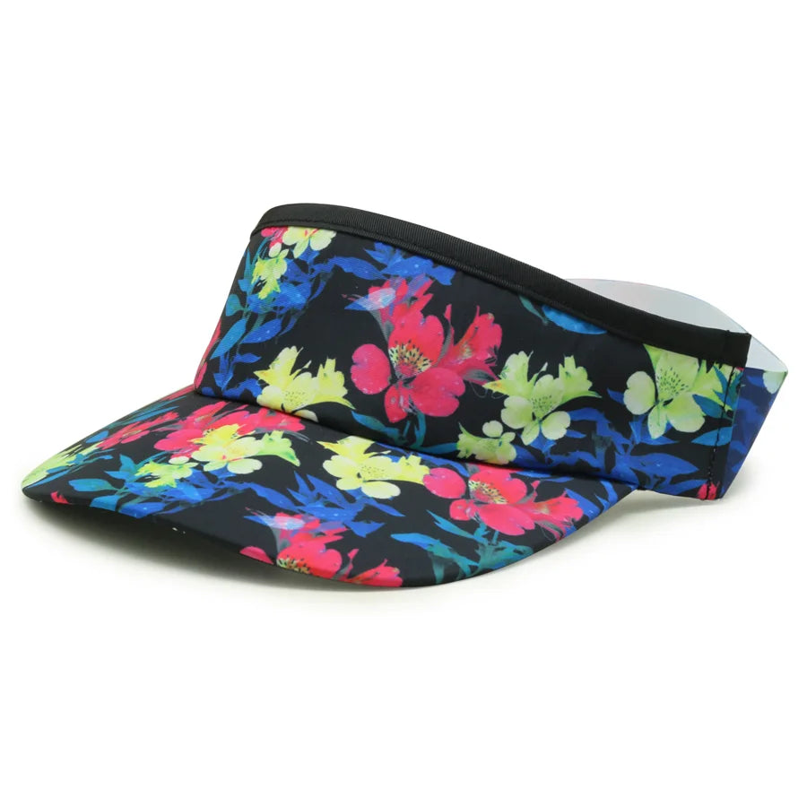 Summer Custom Sublimation UV Protection Sun Visor Cap Visor Hat Wholesale