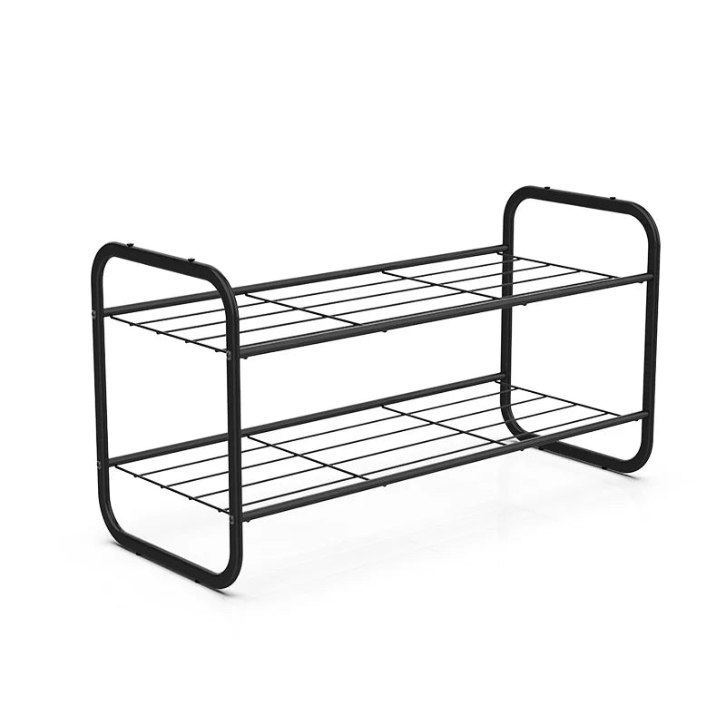 Best Price Modern Metal 4 Pairs Double Cabinet Living Room Hotel Shoe Rack with BSCI ISO9001 Certification