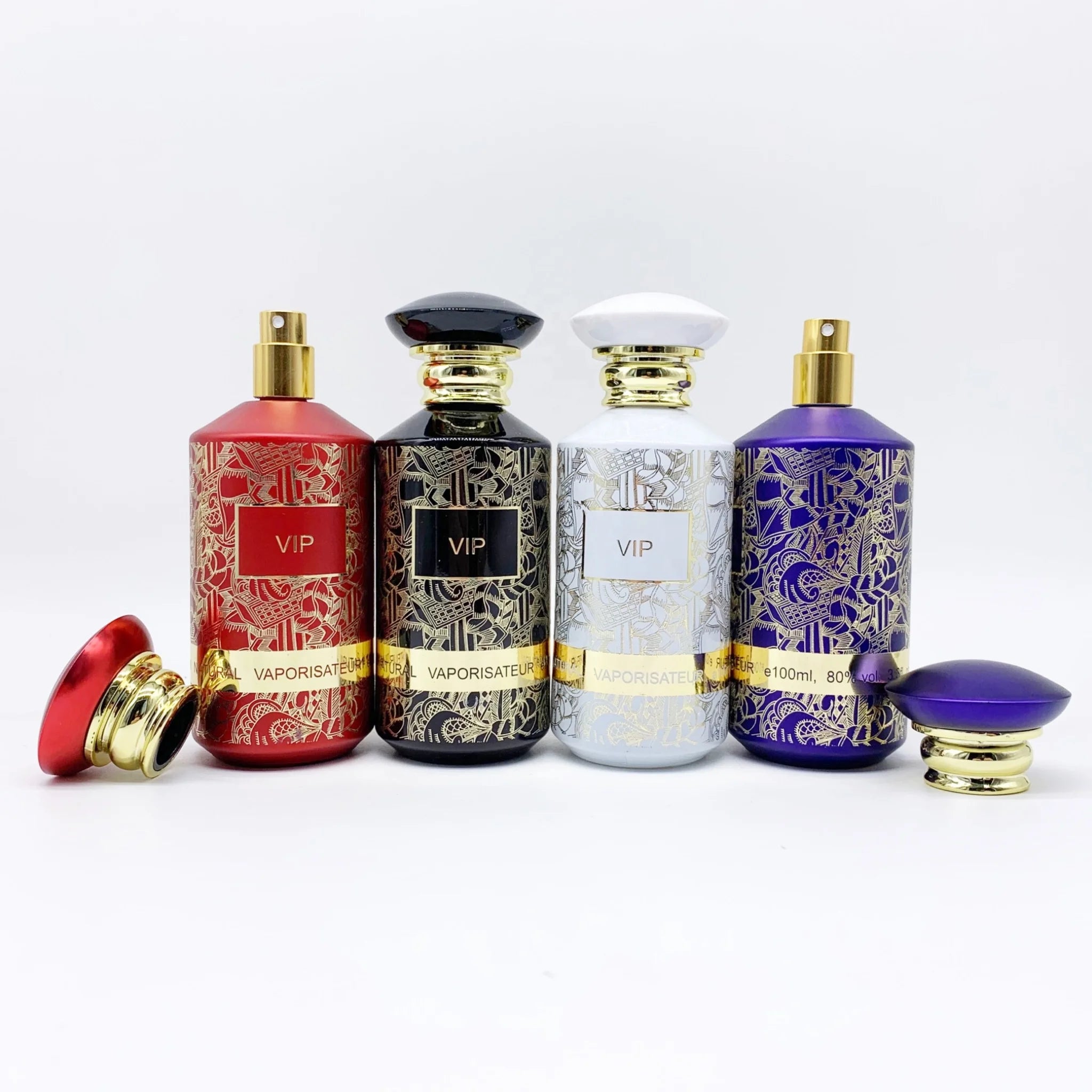 Best Sale Empty Perfume Spray Bottles Glass Perfume Pump Bottle Luxury Screen Printed Perfume Bottle