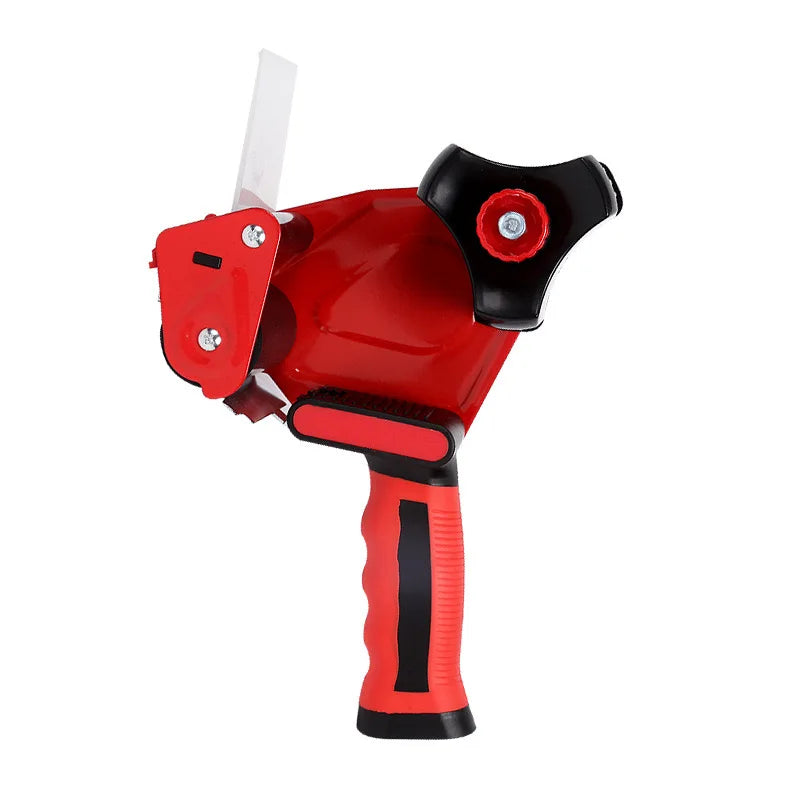 2"3"Red Metal Handheld Cutter Lightweight Industrial Side Loading Seal Packing Tape Dispenser Gun