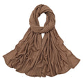 New Fashion Ribbed Knit Women's Muslim Hijab Scarf 12 Colors 170x70cm All Seasons Plain Shawl