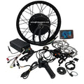 QS205 3/3.5T 110km/h Hub Motor 5000W 72V Electric Motorcycle 18'' 19'' 21'' High Speed Electric Bike Kit Ebike 100A UKC1 Display