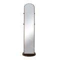 TIANNING Traditional Home Decor Full Length Floor Standing Wall Mirror Natural Wood Acrylic Frame 46x46cm Cosmetic Use Mirror