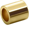 Jewelry Craft Making Straight Tube Crimp 3mm X 3mm Small Gold Plated Brass Bracelet Spacer Beads