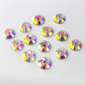 Best Quality Bulk 6A Rhinestone Middle Hole Flat Back Crystal Strass  Rhinestone Glass  Single Hole  for Garment Bridal Dress
