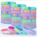 Silicone Bracelets Custom Multi-color Wristbands Adult Children Gift Soft Rubber Bracelet Customizable Bracelets