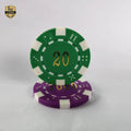LANGE ABS 12grams Poker Chip  Aluminum Gambling Casino Poker Chip Set