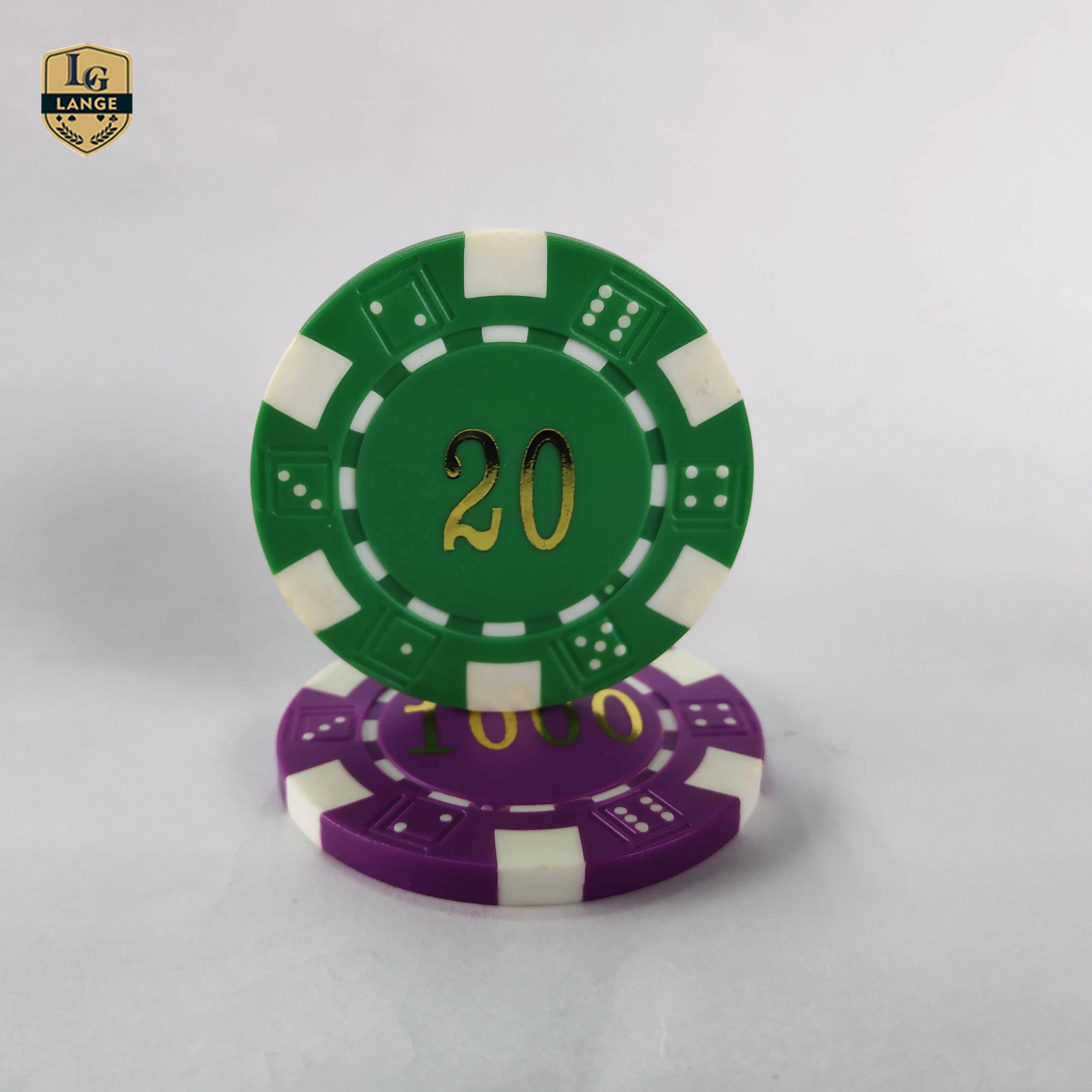 LANGE ABS 12grams Poker Chip  Aluminum Gambling Casino Poker Chip Set