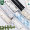 10 Meters Waterproof Marble Pattern Kitchen Oil Stickers Wallpaper Table Top Wallpaper Self-adhesive Wallpaper