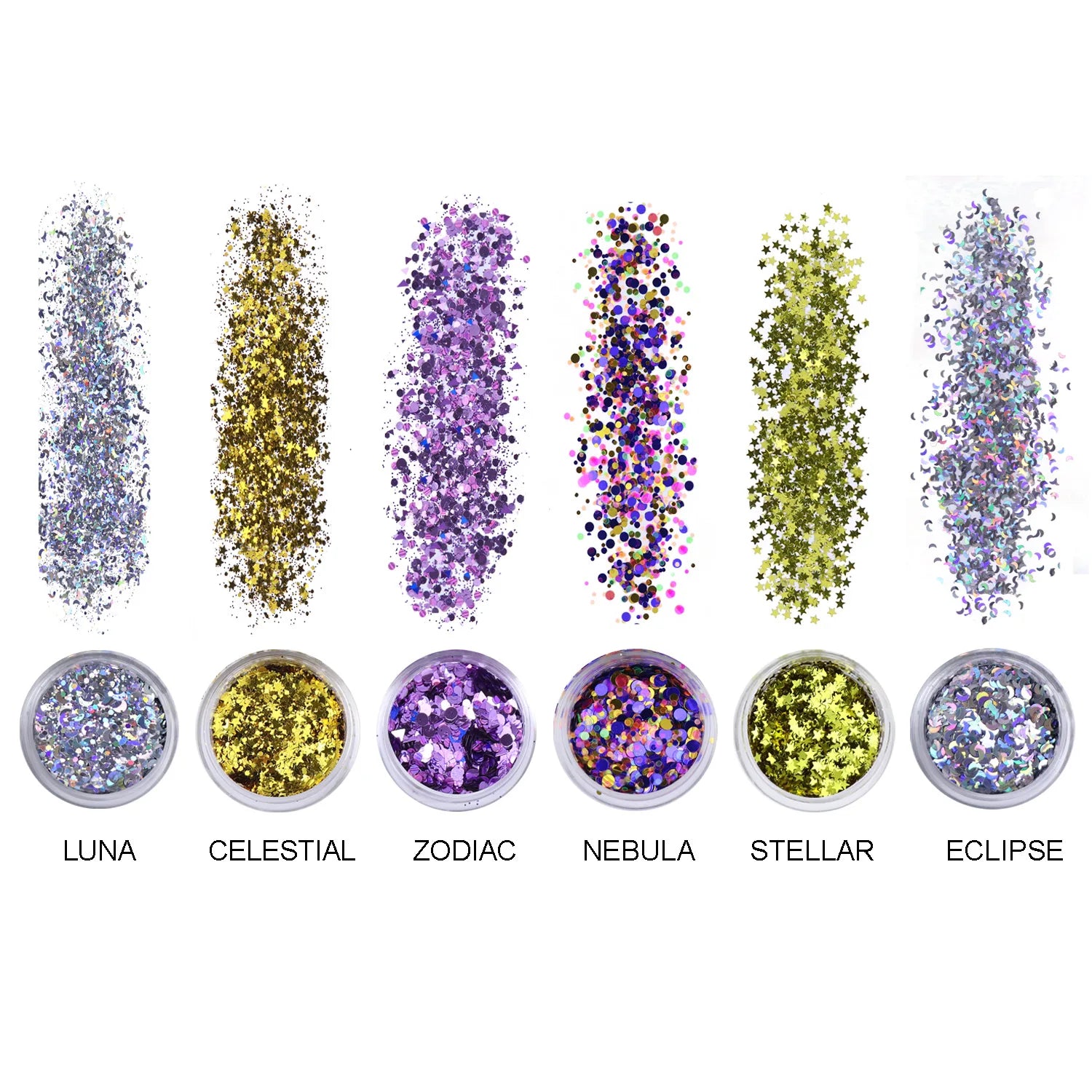 Cosmetic Grade Body Art Holographic Chunky Glitter for Face Eyes and Hair Makeup Glitter