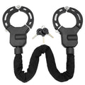 UMEDO Professional Factory Anti Theft Motorcycle Cuff Lock Bicycle Chain Lock E-scooter Double Handscuff Lock