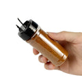 Wholesale Transparent Salt Pepper Containers Plastic Spice Jar 100ml 250ml for Seasoning Products With Double Side Open Lid