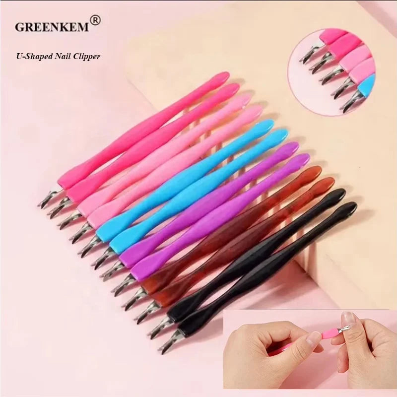 Professional Pedicure Manicure Stainless Steel Nail Care Kits Nail Care Tool U-Shaped Nail Clipper