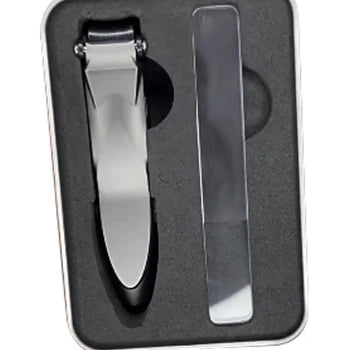 Nail Clippers with Catcher Sharp Fingernail Wide Jaw Opening Stainless Steel Nail Cutter Sets Trimmer Manicure Pedicure Tools
