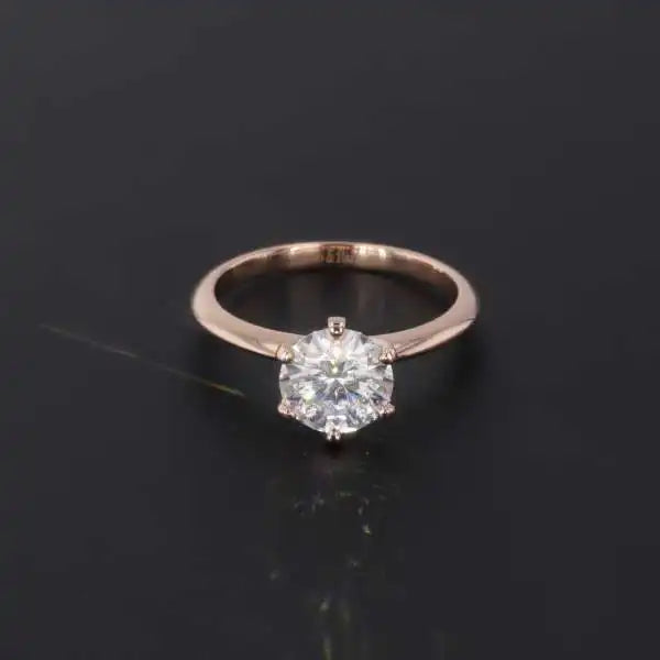 14k 18k Platinum Moissanite Ring Loose Moissanite Diamond Stone Engagement Ring