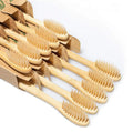 Vegan Organic Eco Friendly Soft Bristles Wooden Toothbrushes OEM Adult Natural Bamboo Toothbrush