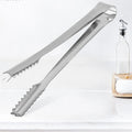 Kitchenware Accessories Home Kitchen Party Bar Serving Ice Cube 7 Inch Stainless Steel Bar Beer Tongs