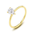 925 Sterling Silver Designer Fashion Jewelry 18K Gold Plated Five Prongs Set Diamonds Ring for Girl Women
