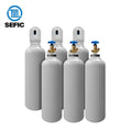 With Certification Industrial Seamless Empty 7.8L 2265psi Argon/CO2 Steel Gas Cylinder CGA580 Valve