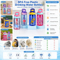 Custom Logo BPA Free Plastic Water Bottle OEM ODM Leak Proof Flip Top Wide Mouth Sports Drinking Bottle Private Label Packaging
