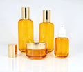Glass Bottle Factory Wholesales Colored Cosmetics Glass Bottles Luxurious Beauty Packaging Bottle