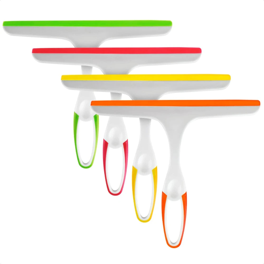 Small Squeegee for Shower Glass Door Window Cleaning Shower Glass Squeegee with Good Grip