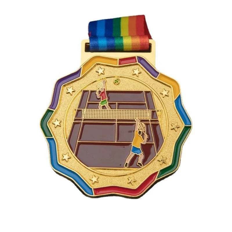 Wholesale Tennis medal metal student sports medal marathon college marathon medal