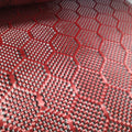 Carbon Fiber Honey Comb Weave Hexagon Carbon Colorful Kevlars Carbon Fiber Fabric