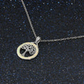 Hot 925 Silver Rhodium Plated Engagement Wedding Party Opal Pendant Necklace for Women Trendy Wholesale