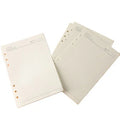 A4 A5 A6 90Pages 6 Rings Loose Leaf Paper Inserts for the Binders Refill Paper Budget Planner Replace Insert Paper