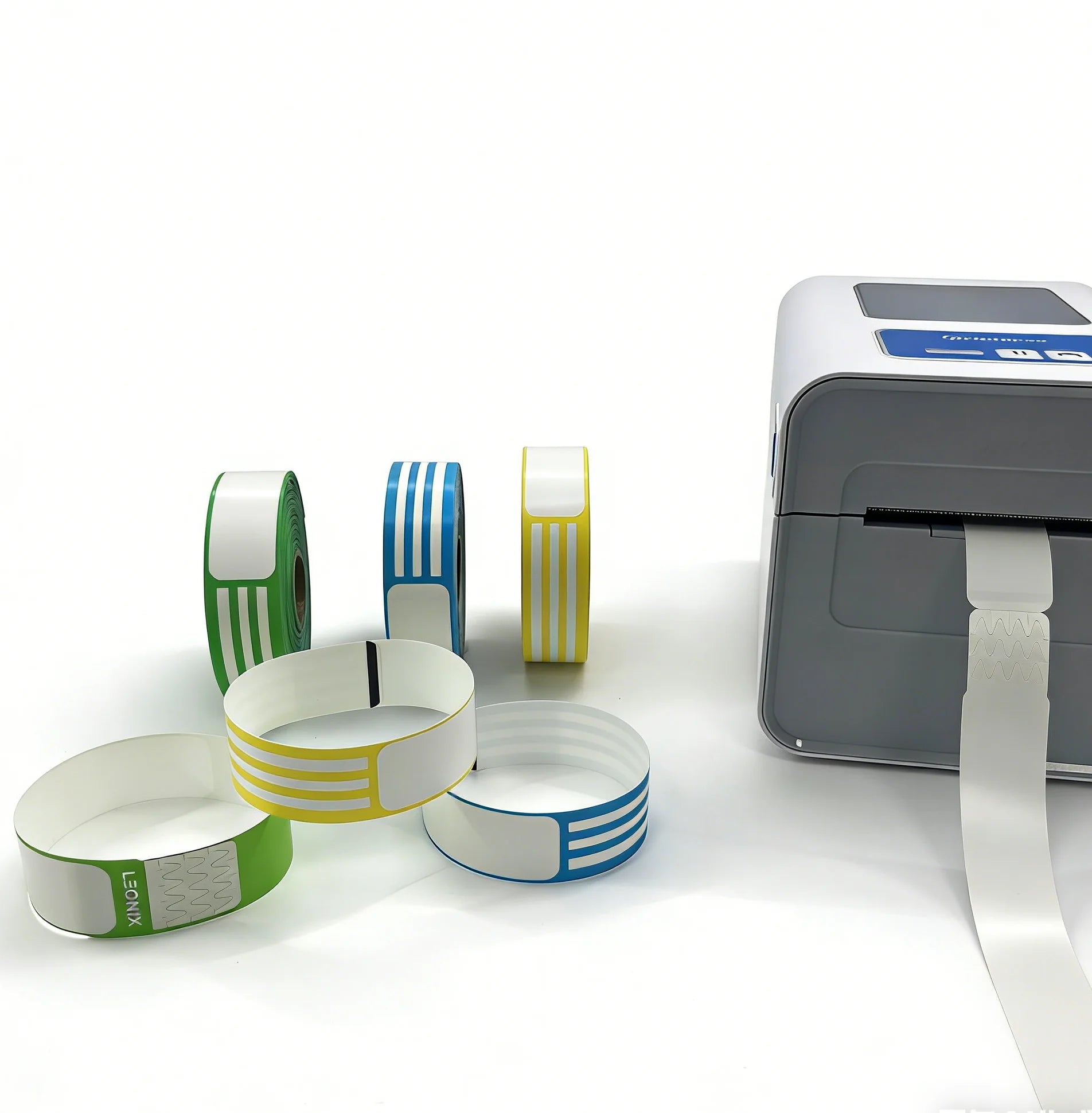 Disposable Eco-Friendly Cartoon Silk Screen Printed Wristband for Entertainment Events Concerts Festivals Admission