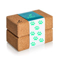 Eco Friendly High Density Home Fitness Indoor Custom logo Cork Wood Yoga Block