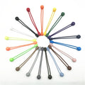 YH 19-Color Pure Elastic Sports Shoelaces Free-Tying for Kids and Adults Sneakers with round Design