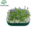 Wholesale Gardening 8'' Tall 4-in-1 Modular Corrugated Metal Raised Garden Bed Olive Green for Planting Plants