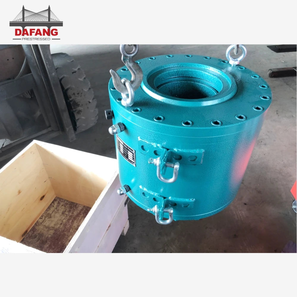 Building Hollow Hydraulic Cylinder 70 80 100 200 300ton Hydraulic Pushing Jack for Post Tension