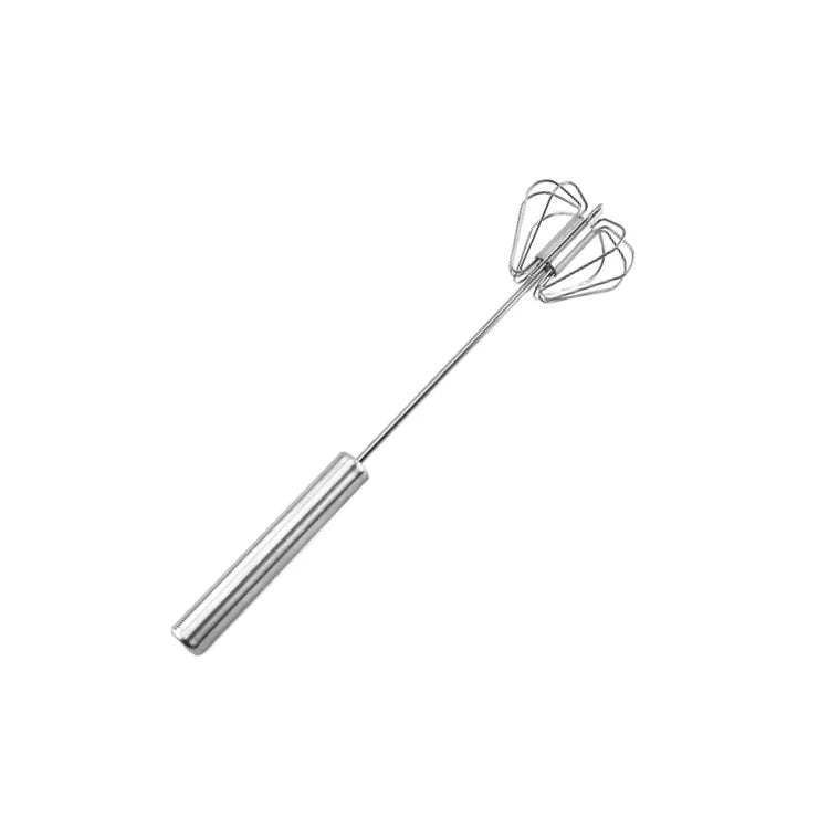Stainless Steel Handheld Egg Beater Household Hand Mixer Metal Material