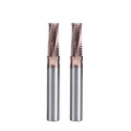 JR165 CNC Cutting Tool M1.2 - M12 Tungsten Solid Carbide Thread End Mill Milling Cutter for MDF Steel