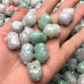 Natural Myanmar a Level Jade Zodiac Pig Pendant Glutinous Bean Jade Bracelet Necklace Women's Pendant Jade Pendant Wholesale