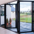 AS2047 Australia TOMA Aluminium Sliding Doors Double Folding Glass Doors Aluminium Bi Fold Garage Exterior Bifold Doors