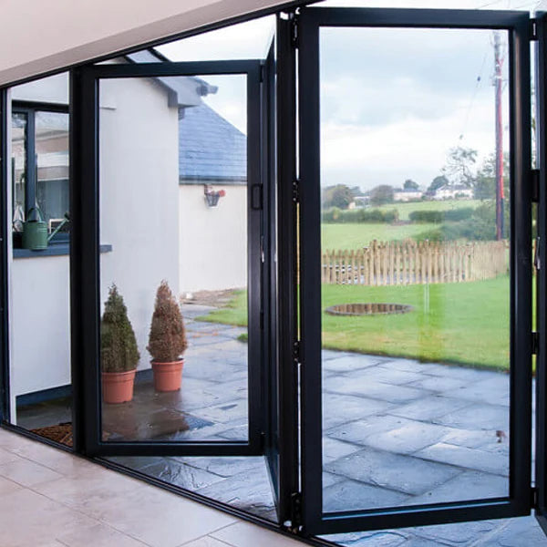 AS2047 Australia TOMA Aluminium Sliding Doors Double Folding Glass Doors Aluminium Bi Fold Garage Exterior Bifold Doors