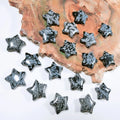 Huiying Natural Hot Sale Healing Crystals Star Black Labradorite Stones Crafts